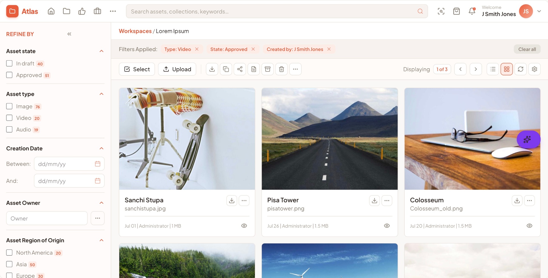 Atlas — Digital Asset Management — Enterprise · DAM case study by Anjani Varma